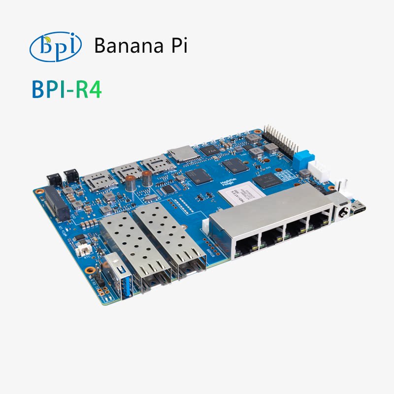 บานาน่าไพ บีพีไอ-อาร์4 บอร์ดพั - Bananapi Bpi R4 Wifi 7 บทวิจารณ์และราคา